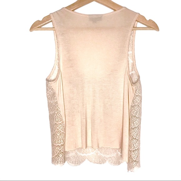 Topshop | Sheer Beaded Lace Crop Top (US 2) - Picture 2 of 4